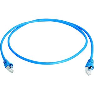 Telegärtner L00006A0048 RJ45 Netwerkkabel, patchkabel CAT 6A S/FTP 50.00 m Blauw Vlambestendig, Halogeenvrij, UL gecertificeerd 1 stuk(s)