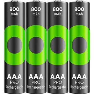 GP Batteries ReCyko Pro Oplaadbare AAA batterij (potlood) NiMH 800 mAh 1.2 V 4 stuk(s)