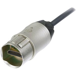 Neutrik HDMI Aansluitkabel HDMI-A stekker, HDMI-A stekker 3.00 m Nikkel NKHDMI-3 Monteerbaar HDMI-kabel