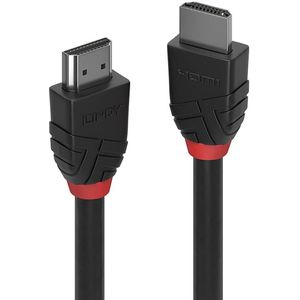 LINDY 36470 HDMI-kabel HDMI Aansluitkabel HDMI-A-stekker, HDMI-A-stekker 0.50 m Zwart