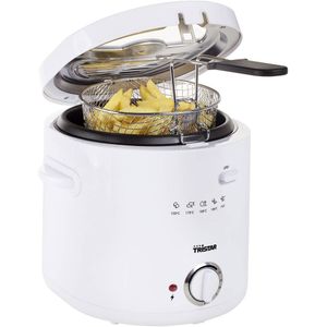 Tristar Friteuse FR-6941 - Compacte Frituurpan 1.5 liter - 1000W - Cool Touch Behuizing - Wit