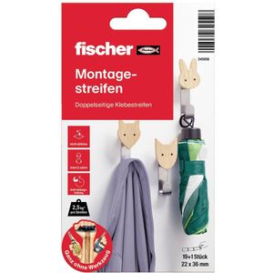 Fischer 545956 Dubbelzijdige kleefpads 19 stuk(s)