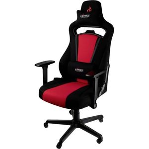 Nitro Concepts E250 Gaming stoel Zwart/rood