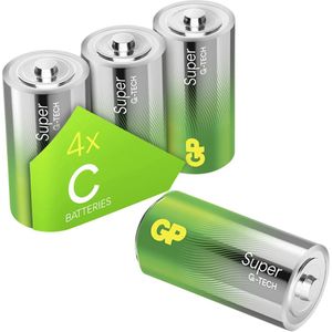 GP Batteries Super C batterij (baby) Alkaline 1.5 V 4 stuk(s)