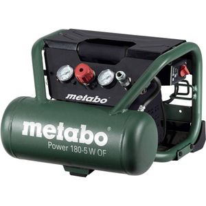 Metabo Power 180-5 W OF Pneumatische compressor 5 l 8 bar