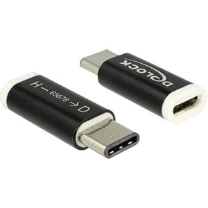 Delock USB 2.0 Adapter [1x USB-C stekker - 1x Micro-USB 2.0 B bus] 65678