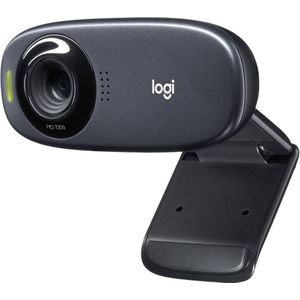 Logitech C310 HD-webcam 1280 x 720 Pixel Standvoet, Klemhouder