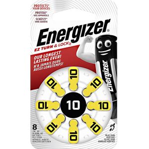 Energizer Knoopcel ZA10 1.4 V 8 stuk(s) 91 mAh Zink-lucht Hearing Aid PR70