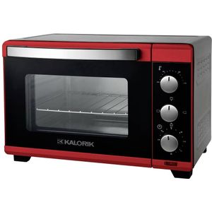 Kalorik TKG OT 2011 RD Mini oven waakvlam - grillfunctie 19l - Kleine oven - Rood