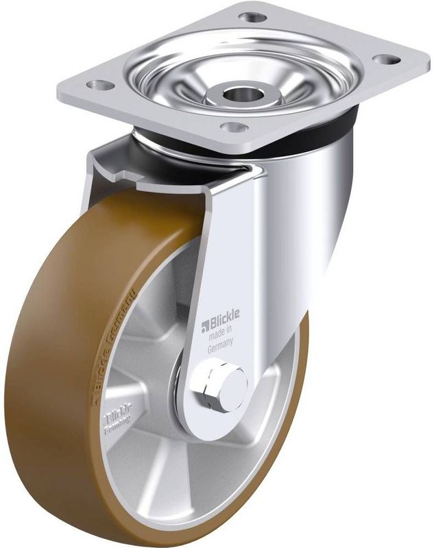 Blickle LK-ALB 160K Plaatstalen zwenkwiel Wieldiameter: 160 mm Draagvermogen (max.): 600 kg 1 stuk(s)