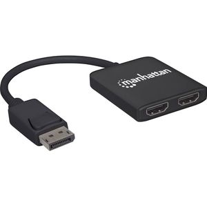 Manhattan 152716 DisplayPort-splitter 2 poorten 3810 x 2160 Pixel