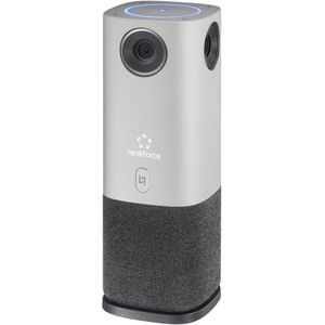 Renkforce RF-CC-800 360° videoconferentiesysteem Full HD 1920 x 1080 Pixel 360° vastleggen, 4 groothoekcameras, Voice tracking microfoon (tot 5 m bereik),