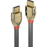 LINDY 37604 HDMI-kabel Aansluitkabel HDMI-A-stekker, HDMI-A-stekker 5.00 m Grijs