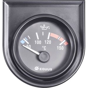 Equus 842109 Inbouwmeter (auto) Water-/olietemperatuurweergave Meetbereik 60 - 160 °C Standart Geel, Rood, Groen 52 mm