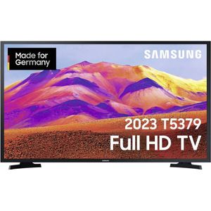 Samsung GU32T5379CDXZG LED-TV 80 cm 32 inch Energielabel F (A - G) DVB-C, DVB-S2, DVB-T2, CI+*, Full HD, Smart TV, WiFi Nachtzwart