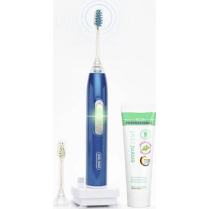 EmmiDent Metallic 66013 Elektrische tandenborstel Sonisch Wit, Blauw (metallic)