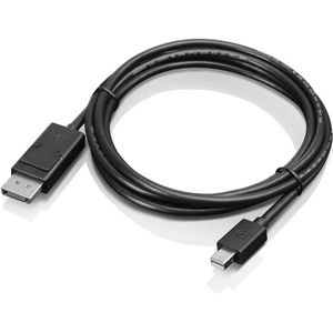 Lenovo 0B47091 DisplayPort-kabel Mini-displayport / DisplayPort Adapterkabel Mini DisplayPort-stekker, DisplayPort-stekker 1.20 m Zwart