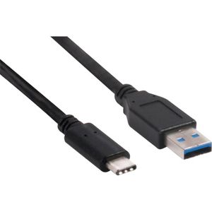 club3D USB-kabel USB 3.2 Gen1 (USB 3.0 / USB 3.1 Gen1) USB-C stekker, USB-A stekker 1.00 m Zwart CAC-1523