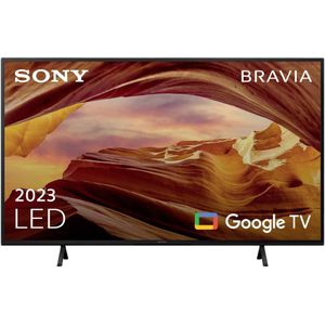 Sony KD65X75WLAEP LED-TV 165.1 cm 65 inch Energielabel F (A - G) CI+*, WiFi, UHD, Smart TV Zwart