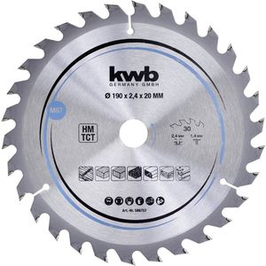 kwb 586757 Hardmetaal-cirkelzaagblad 190 x 20 mm 1 stuk(s)