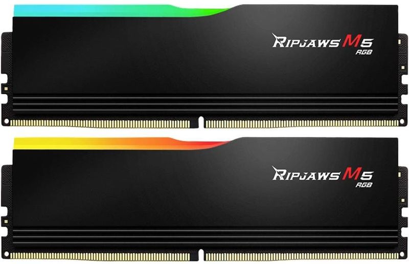 G.Skill Ripjaws M5 RGB Werkgeheugenset voor PC Retail DDR5 32 GB 2 x 16 GB Non-ECC 6000 MHz 288-pins DIMM CL30 F5-6000J3040F16GX2-RM5RK