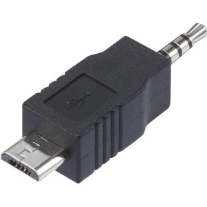 USB 2.0 Adapter [1x Jackplug male 2,5 mm - 1x Micro-USB 2.0 B stekker]