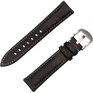 JT Berlin Watchband Charlie Horlogeband 44 mm, 40 mm, 47 mm, 43 mm, 45 mm, 46 mm, 42 mm, 41 mm M Zwart, RVS