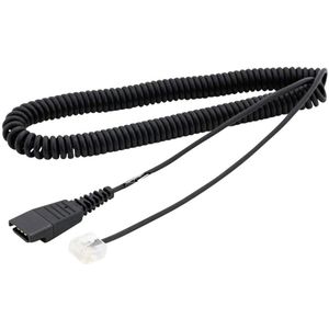 Jabra GN 1215 Telefoonheadset kabel Zwart