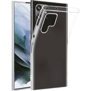 Vivanco Super Slim Backcover Samsung Galaxy S22 Ultra Transparant Inductieve lading