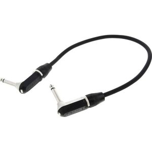 Cordial CFI0,3RR Jack Kabel [1x Jackplug male 6,3 mm - 1x Jackplug male 6,3 mm] 30.00 cm Zwart