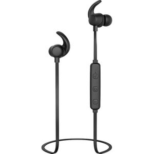 Thomson WEAR7208BK In Ear oordopjes Sport Bluetooth Zwart Noise Cancelling Headset, Volumeregeling