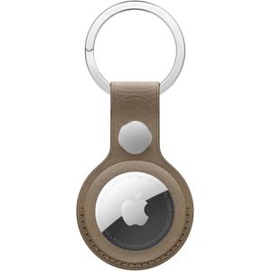 Apple AIRTAG FINEWOVEN KEY RING AirTag sleutelhanger Apple AirTag Taupe