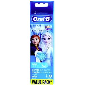 Oral-B EB10S-4 Frozen Opzetborstel voor elektrische tandenborstel 4 stuk(s) Wit