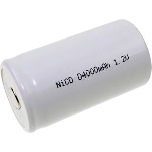 Mexcel D-D4000H Speciale oplaadbare batterij D (mono) Geschikt voor hoge temperaturen, Flat-top NiCd 1.2 V 4000 mAh