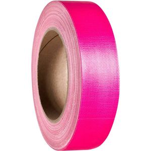 Adam Hall 58065NPIN Textieltape Neon-pink (l x b) 25 m x 38 mm 1 stuk(s)