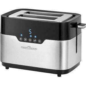 ProfiCook TA 1170 - Broodrooster - SensorTouch - Zwart/RVS