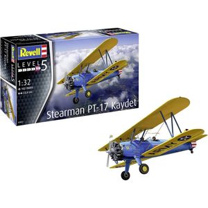 1:32 Revell 03837 Stearman PT-17 Kaydet Plane Plastic Modelbouwpakket
