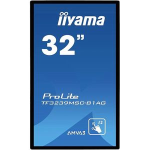 Iiyama ProLite TF3239MSC-B1AG LED-monitor Energielabel G (A - G) 81.3 cm (32 inch) 1920 x 1080 Pixel 16:9 8 ms VGA, DisplayPort, HDMI, Audio-Line-in,