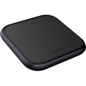 ZENS Aluminium Series Single Wireless Charger ZESC14B/00 Inductielader Uitgangen Qi-standaard, USB-A Zwart