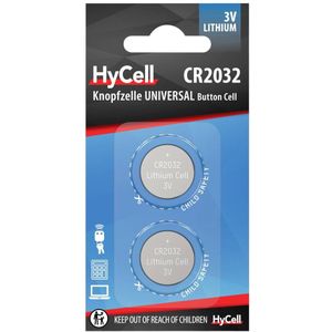 HyCell Knoopcel CR2032 3 V 2 stuk(s) 200 mAh Lithium CR 2032