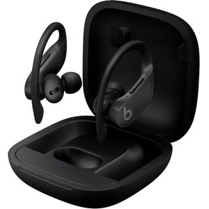 Beats Powerbeats Pro In Ear oordopjes Bluetooth Stereo Zwart Ruisonderdrukking (microfoon) Oplaadbox, Bestand tegen zweet, Waterafstotend, Oorbeugel