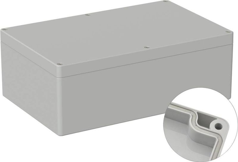 TRU COMPONENTS TC-9065540 Outdoorbehuizing Polycarbonaat Grijs-wit (RAL 7035) 1 stuk(s)