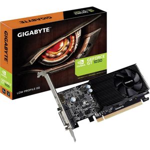 Gigabyte Nvidia GeForce GT1030 Videokaart Overclocked 2 GB GDDR5-RAM PCIe x16 HDMI, DVI Low Profile, Overclocked