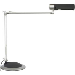 Maul MAULoffice 8215095 Bureaulamp Spaarlamp E27 20 W Zilver, Zwart