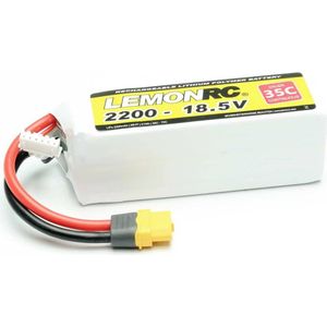 LemonRC LiPo accupack 18.5 V 2200 mAh Aantal cellen: 5 35 C Softcase XT60