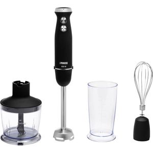 Princess 221220 Staafmixer - Staafmixer set - 800W - 4-in-1 - Hand blender - Inclusief hakmolen, garde en mengbeker