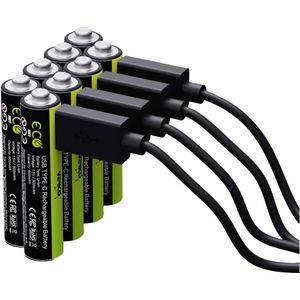 Verico LoopEnergy USB-C Oplaadbare AAA batterij (potlood) Li-ion 600 mAh 1.5 V 8 stuk(s)