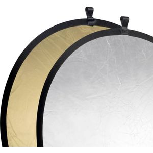 Walimex Pro faltbar gold/silber 17690 Reflector (Ø) 107 cm 1 stuk(s)