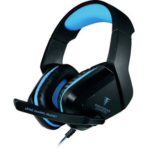 Berserker Gaming AVRAK Over Ear headset Gamen Kabel Stereo Zwart, Blauw
