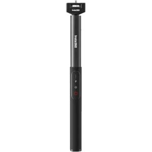 Insta360 CINSPHD/F Selfiestick 1/4 inch Zwart Voor Insta360 X3, Geïntegreerde accu, 3D-panhead, Bluetooth